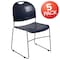Flash Furniture Navy Plastic Stack Chair, PK5 5-RUT-188-NY-GG - alternate 8